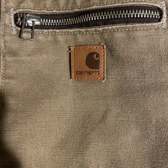 Carhartt J285 FRB Multi-Pocket Sandstone Jacket Quilt Lined Mens Size Large Tall - Picture 2 of 6